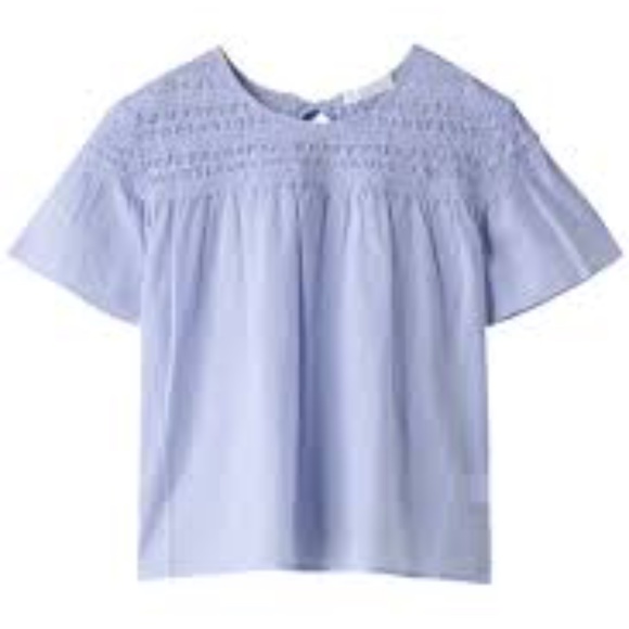 Merlette Tops - Merlette Lisse Blouse Chambray Size Small
